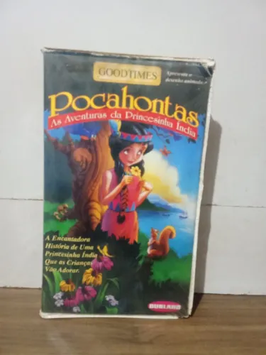Vhs filme Pocahontas as Aventuras da Princesinha índia 