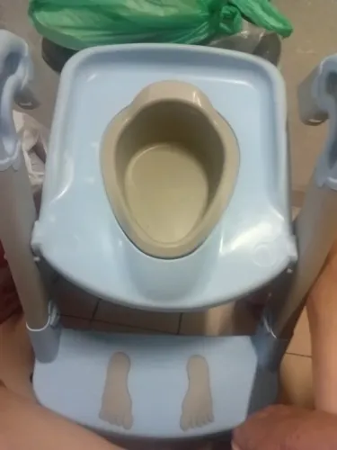 Escada assento sanitário redutor infantil   