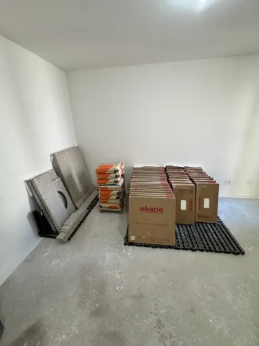 Porcelanato Eliane Munari 60x60 Branco Acetinado 54m2 - Lote novo