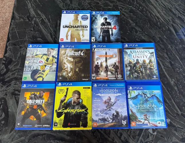 Lote jogos de ps4 preço de revenda