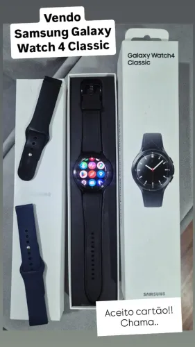 Smartwatch Samsung Galaxy Watch 4 Classic 46mm Tela 1.4 Pol