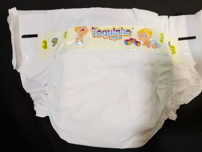 Kit Com 100 Mini Fraldas Para Boneca Tipo Bebe Reborn Oferta