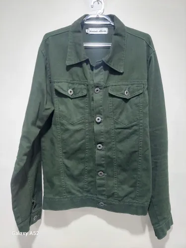 Jaqueta de sarja verde