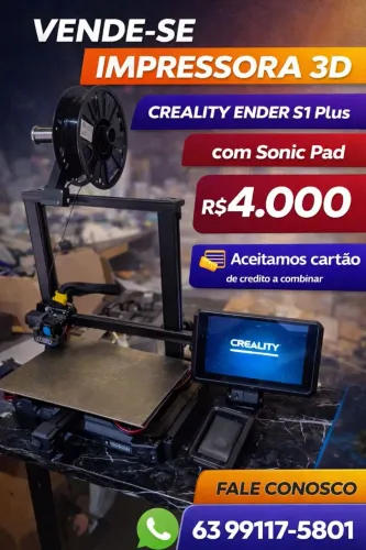 Empressora 3d creality ender 3 s1 plus