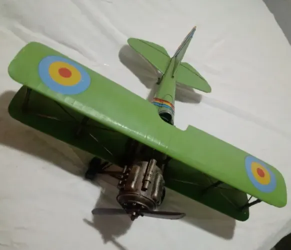 Avião de Metal Vintage 60 cm Goods Br
