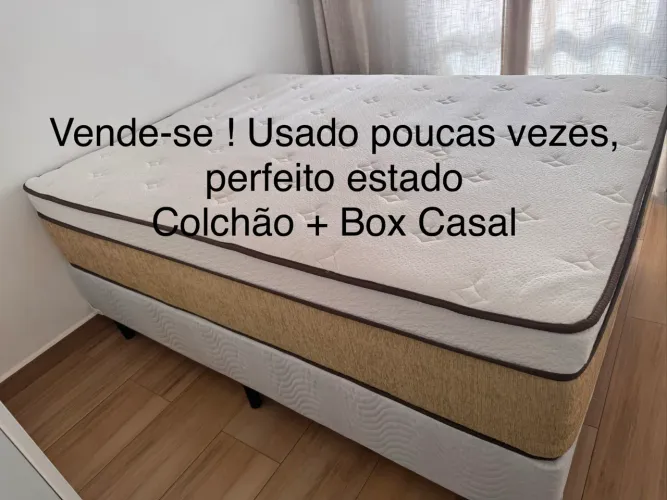 Cama Casal (Colchão + Box)