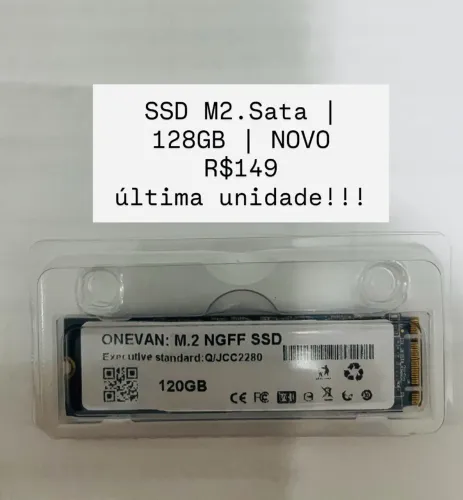 Ssd 128gb m2 Sata promoção