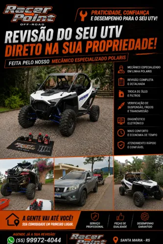 Revisão do seu Utv OffRoad Direto na sua Propriedade
