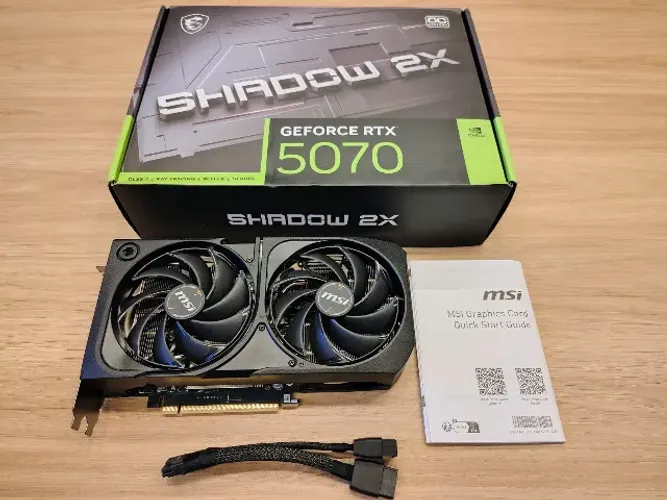Placa de Video GeForce RTX 5070 12gb MSI Shadow 2X Gtia até Dezembro/2028