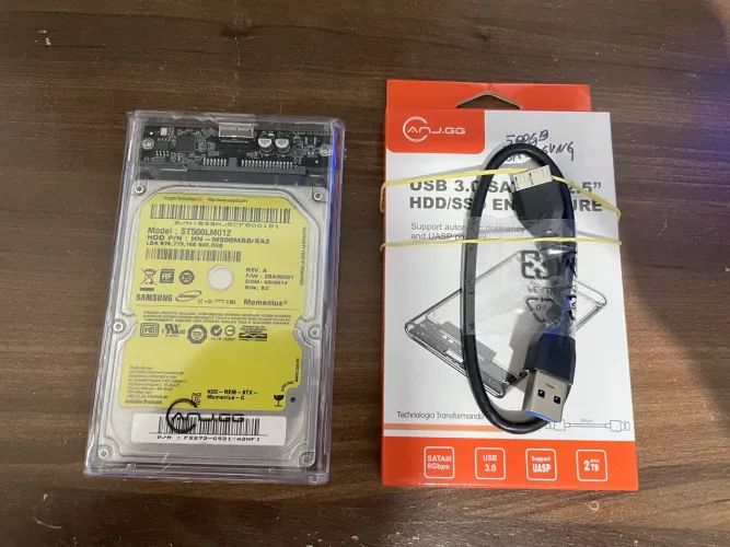 HD Externo USB 3.0 Samsung 500GB  2.5