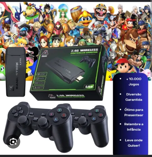 Video Game classicos entrada HDMI TV