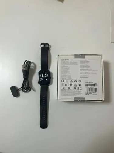 Smartwatch Amazfit Bip U Pro Preto Original (Na Caixa) + 2 Pulseiras Extras