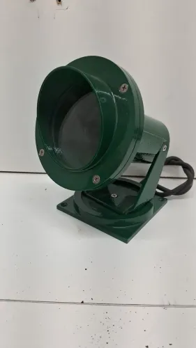05 Projetor Spot Par20 Verde Com Pestana Alumínio Fundido e Pintura Eletrostática