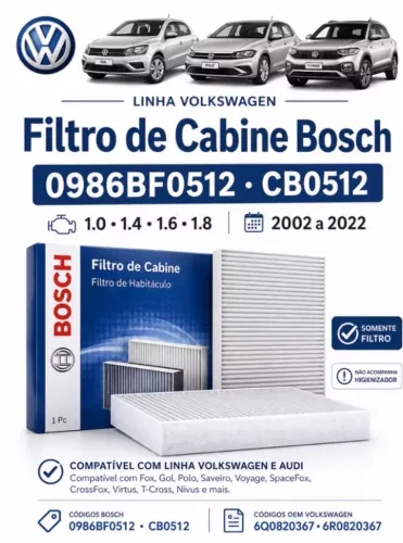 Filtro Ar Condicionado Cabine 