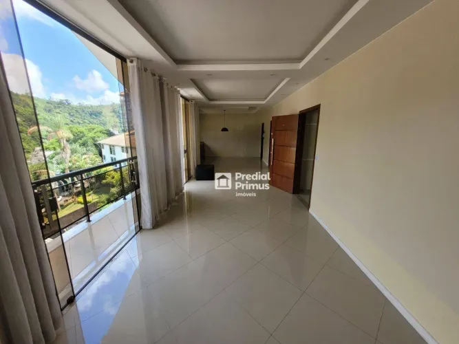 Cobertura com 3 dormitórios para alugar, 142 m² por R$ 3.227,62/mês - Suíço - Nova Friburg