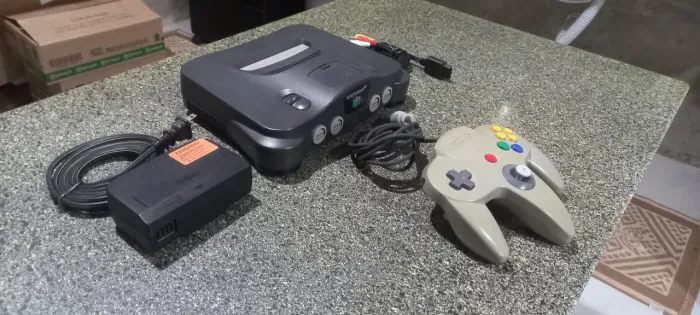 Nintendo 64 original e completo