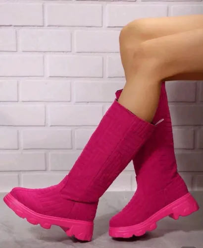 VENDO BOTA ROSA 80 N°38