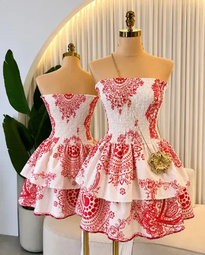VESTIDO ADULTO PRINCESA COM BABADOS