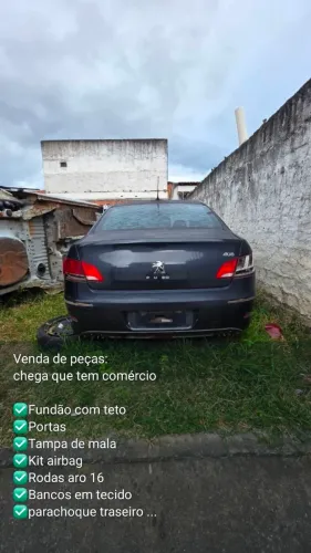 Sucata Peugeot 208 307 308 408 2008 (somente peças)