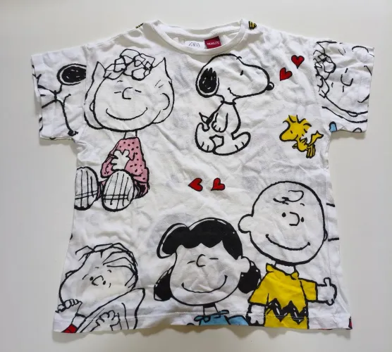 Blusa infantil Zara Peanuts TAM 6