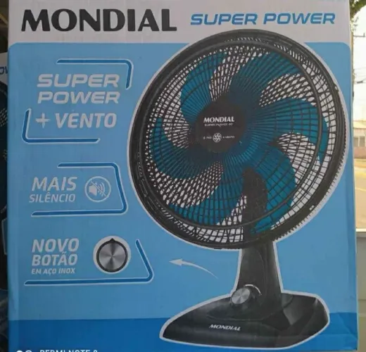 Ventilador na promoção