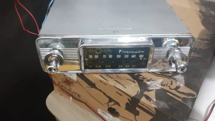 RÁDIO MOTORADIO COM BLUETOOTH PARA FUSCA KOMBI KARMAN GUIA OPALA CHEVETTE CORCEL 