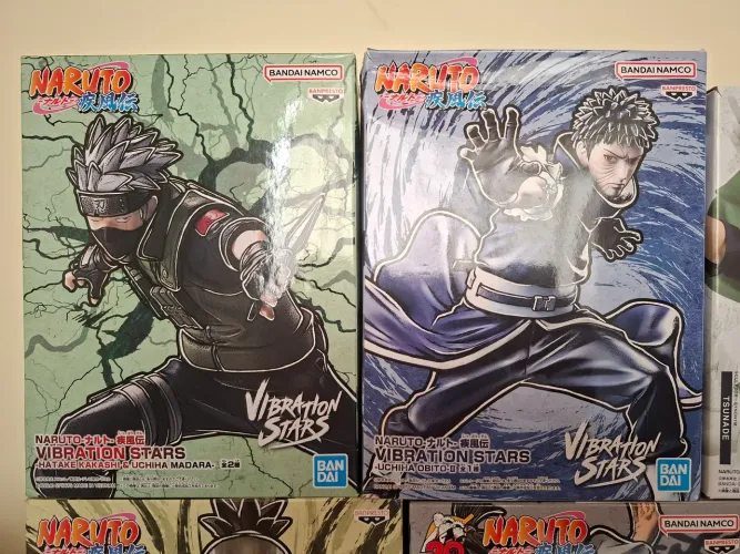 Kakashi e Obito Vibration stars naruto banpresto