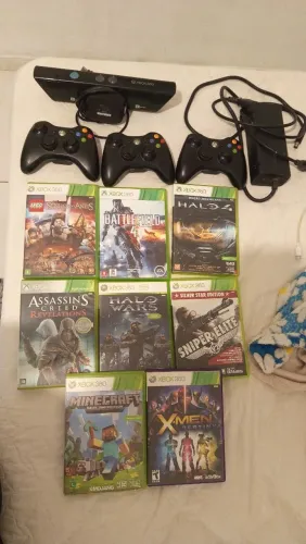 Acessórios e jogos do Xbox 360