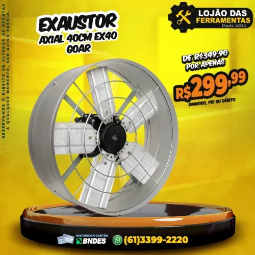 Exaustor Axial 40cm EX40 Goar