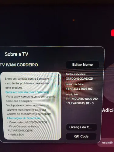 Tv Samsung QN90D 50 pol