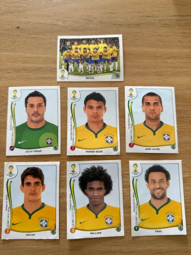 Figurinhas Brasil copa mundo 2014