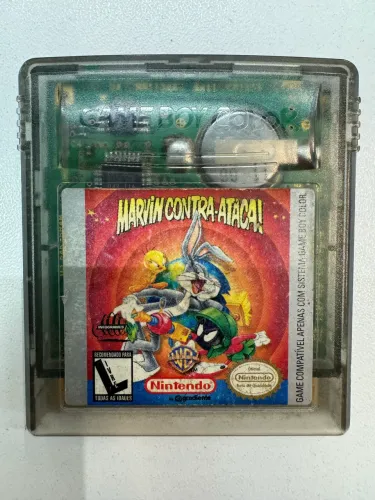 Jogo game boy color Marvin contra ataca - original
