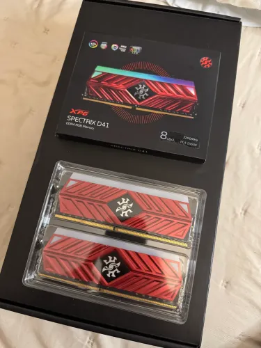Memória RAM 16GB (2x08) XPG Spectrix D41, RGB, 3200MHz, DDR4, CL16