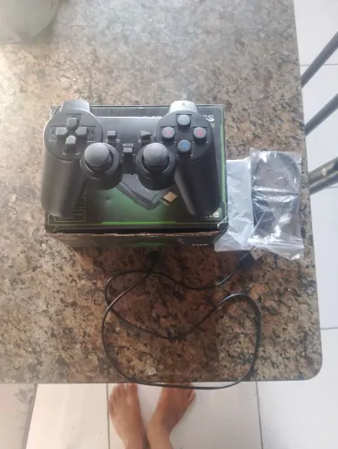Game stick lite 4k com apenas um controle, usado