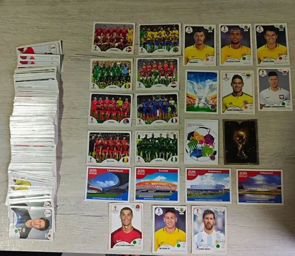 Lote Figurinhas Copa 2018