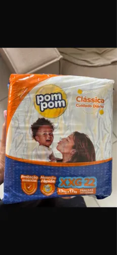 Fralda Pompom xxg