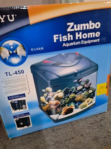 Aquário Curvo Boyu TL-450 ZUMBO 58l - Pequenos ambientes, água doce e salgada - NOVO