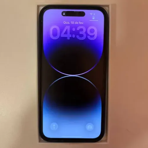 Iphone 14 Pro Max - 128Gb - 85% Bat - Roxo - Caixa e Capa