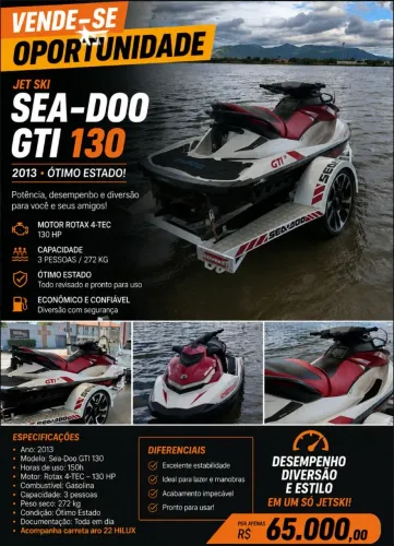 JET SKI SEEA DOO GTI 130