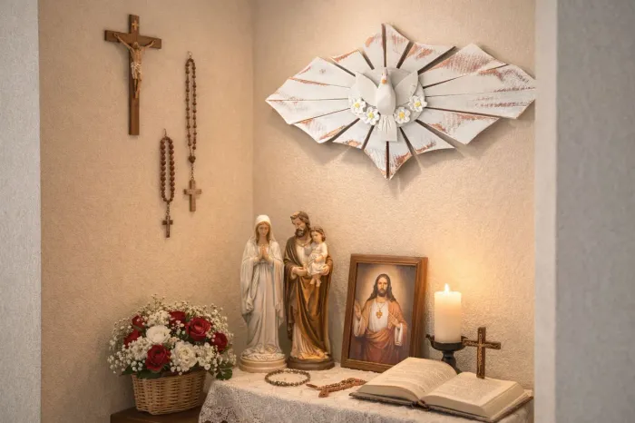 Divino Espírito Santo Artesanal Madeira 