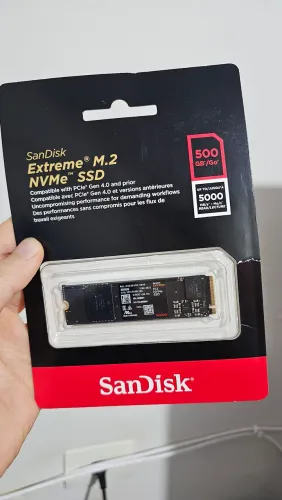 Ssd NVME sandisk extreme 500gb