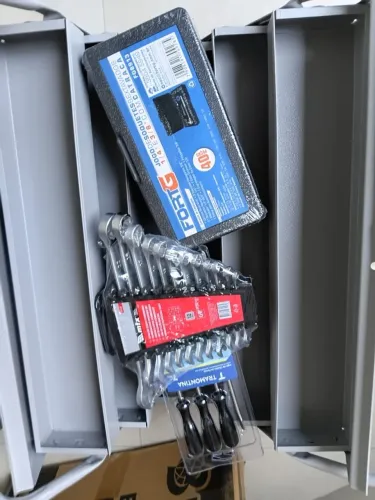 Caixa de Ferramentas Sanfonada 5 Gavetas Cinza MARCON 60 PEÇAS 