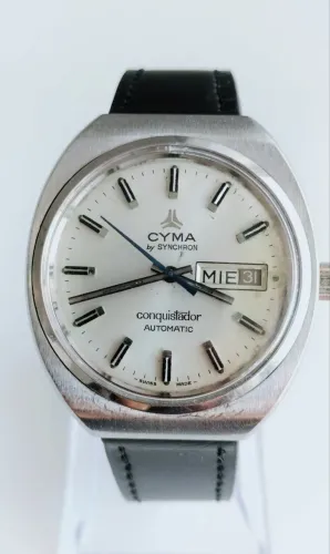 Relógio Cyma Conquistador Vintage - Suíço Automático