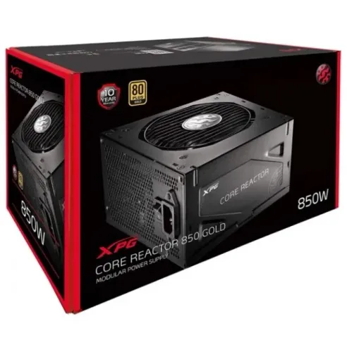 Fonte XPG Core Reactor, 850W, 80 Plus Gold, Modular, Bivolt