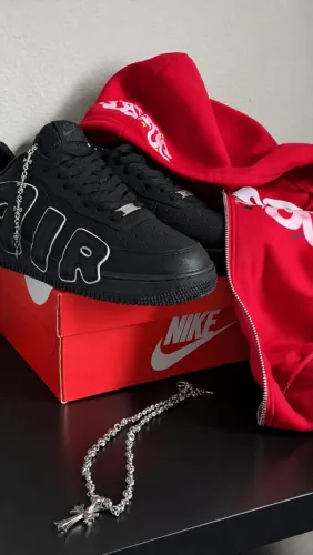 Tênis Nike Air Force 1 Low CPFM Cactus Plant Flea Market Preto