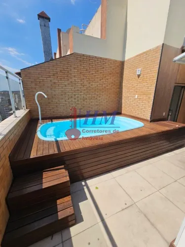 Cobertura de luxo à venda em Del Castilho, Rio de Janeiro-RJ: 5 quartos, 1 sala, 3 banheir