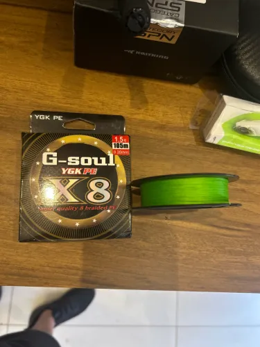 Linha Multifilamento G-Soul X8 PE 1.5 0.20mm 105m Verde Nova