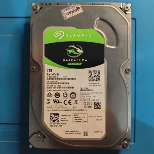 Disco Rígido HDD Seagate BarraCuda 1TB (7200 RPM)