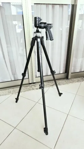 tripé de camera