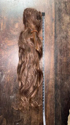 Cabelo Humano Natural Ondulado ? 30 cm